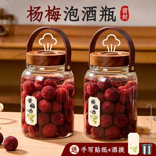 【自动排气】大容量泡酒瓶可手提