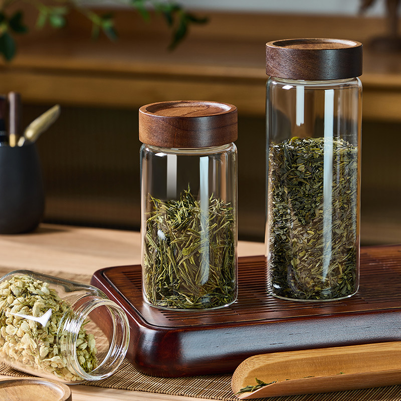 装茶叶的罐子小茶叶罐空罐存茶罐