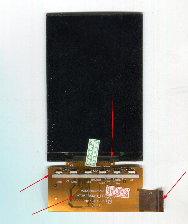 酷派D539 8810 5899 W711 8022屏幕 YT35F65MIB 8K4267 YT35F81