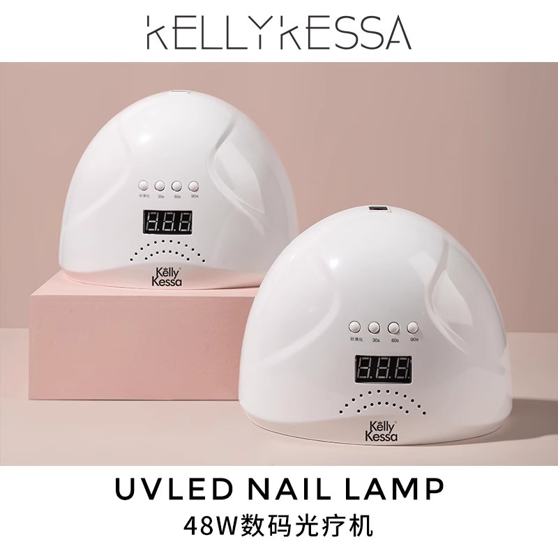 美甲店专用美甲太阳灯48w智能感应光疗机照甲油胶烘干机led烤灯