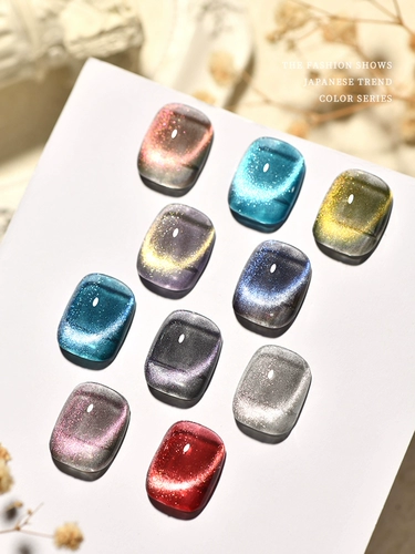 KellyKessa/凯莉凯莎 Динамичный гель для глаз для маникюра, 2026 года, кошачий глаз