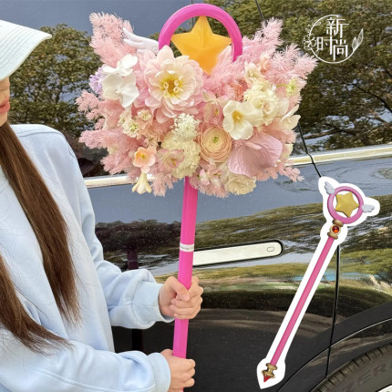 百变小樱魔法棒魔卡少女cosplay鸟头杖伸缩权杖道具【7天内发货】