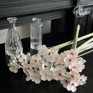 仿真多色五叶花系列紫罗兰干花装饰摆件搭配礼物花店手工DIY材料