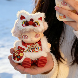 Dimoo新年娃衣新生日记玩偶衣服可爱超萌套装搪胶盲盒玩偶挂件