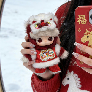 Dimoo通关马娃衣马力全开玩偶衣服可爱超萌套装搪胶盲盒玩偶挂件