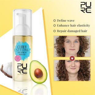 Curly Hair Products Mousse Care Coconut Oil Smoothing Frizz