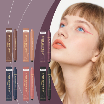 Two-in-one eyeliner pen excellent color rendering easy use