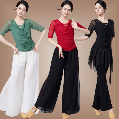 古典舞演出服形体气质训练服