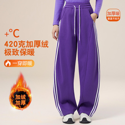 2025新款杨丽萍广场舞加绒裤子