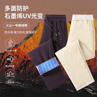 【林叔推荐】多面防护石墨烯UV光变保暖裤2522
