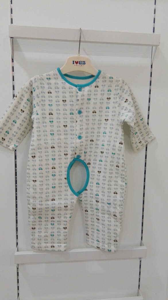 新生婴儿儿衣服冬纯棉加厚连体衣秋冬装薄棉哈衣棉衣款