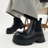 XZ110-251522#英伦风厚底马丁靴增高切尔西靴工装风短靴P130，男装工装外套，星座110