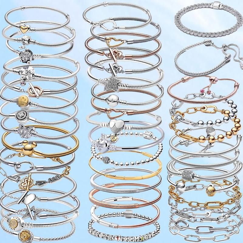 潘家纯银s925新款蓝色网