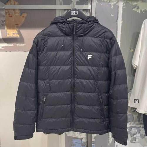 连帽运动正品羽绒服FILA轻薄保暖