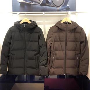 FILA斐乐2025年冬新款 运动休闲鹅绒连帽保暖羽绒服F11M442904 男装