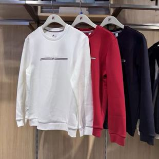 F11M618216 男子休闲运动圆领针织套头衫 FILA斐乐2025年冬季 新款