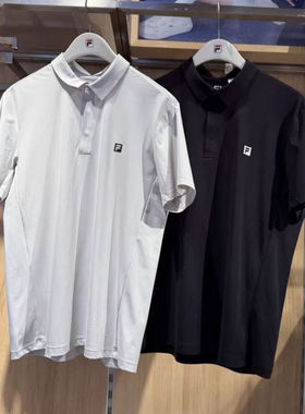 斐乐fila正品25夏秋新款男装休闲运动针织短袖POLO衫A11M531103F