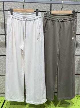 FILA斐乐潮牌2025冬季新款女子时尚休闲运动针织长裤T11W545606F