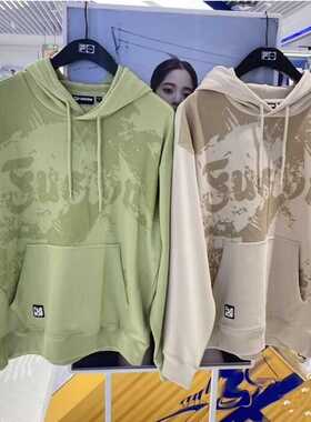 FILA斐乐潮牌2025秋季新款男装运动宽松针织连帽卫衣T11M433201