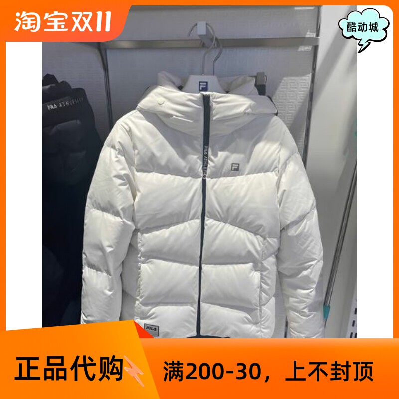 FILA斐乐女装 2022年冬季新款时尚短款休闲连帽羽绒服A11W242903F怎么看?