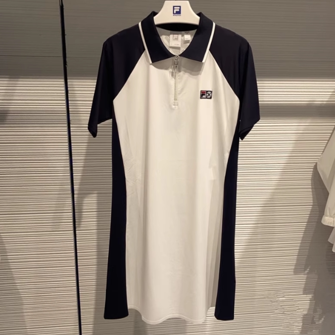 女装运动休闲POLO短袖连衣裙