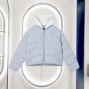 FILA斐乐女装运动棉衣时尚休闲连帽基础可拆卸羽绒服F71W449901