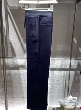 FILA斐乐2026年春季新款女子时尚休闲运动直口针织长裤F11W618610