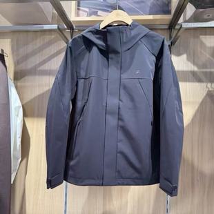 宽松梭织连帽外套F11M543701 男子休闲时尚 FILA斐乐2025年冬季 新款