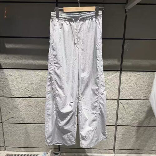 女士夏季休闲经典简约梭织长裤