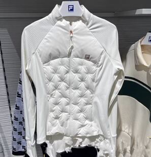 FILA斐乐女装 2025春新款场下健身修身立领羽绒服外套 A11W411904