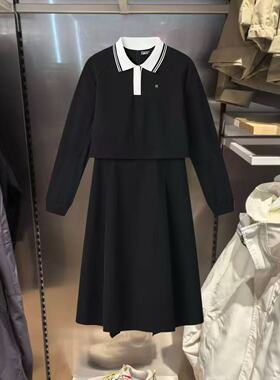 FILA斐乐2026年夏季新款女子休闲百搭运动宽松连衣裙F11W533310