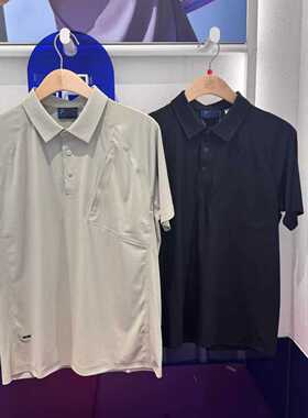 FILA斐乐男装 2025年夏季新款运动休闲针织短袖POLO衫 F11M422134