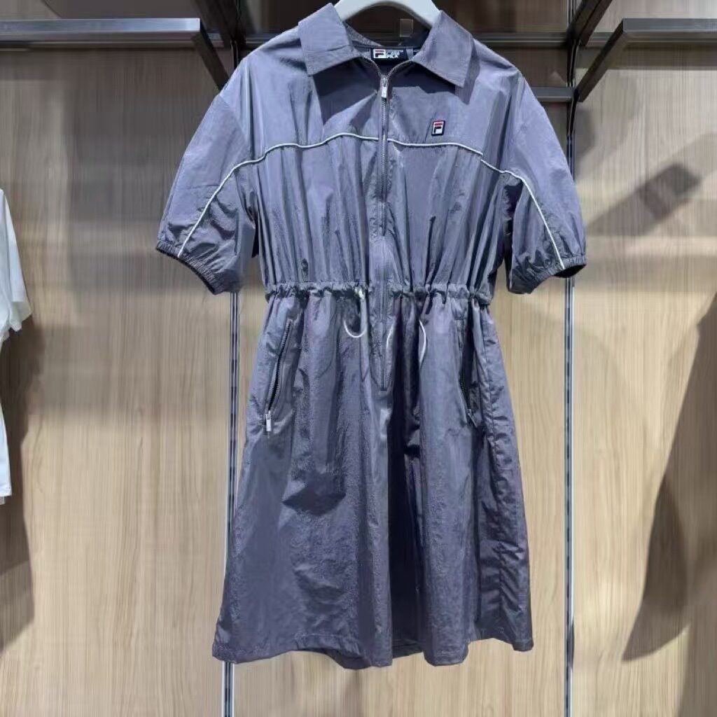 女子宽松运动休闲梭织连衣裙
