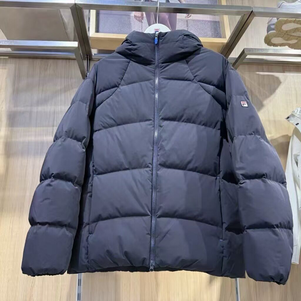 网球系列保暖鹅绒连帽羽绒服