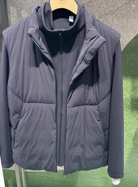 FILA斐乐男装羽绒马甲两件套2025冬新款高尔夫运动外套A11M445932