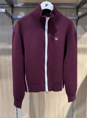 FILA斐乐2026年春新款女子运动休闲宽松编织开衫外套F11W618419