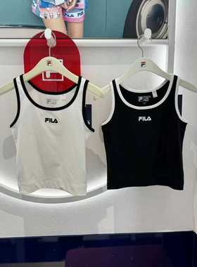 FILA斐乐女装 2025年夏季新款时尚休闲修身针织背心 F11W429116