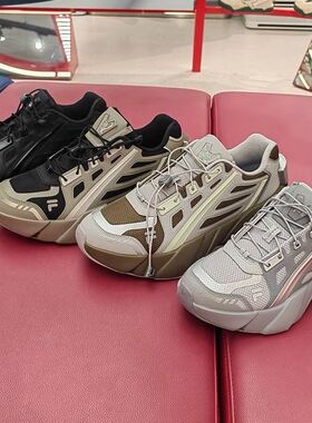 FILA 斐乐潮牌2026春新款TI-22老爹鞋情侣休闲运动鞋T12M/W411101
