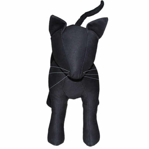 服装布猫道具黑色纯棉展示模型