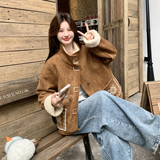 现货2025冬季新款25109-P225-K338刺绣短款皮毛一体送包包，女装棉衣/棉服，浙宝128（原290）