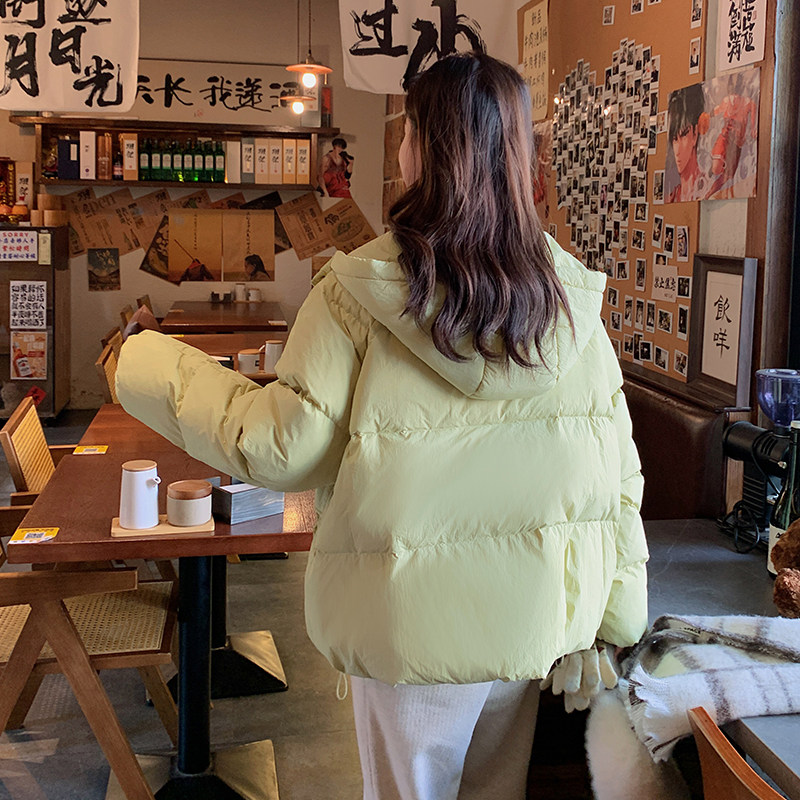 现货2025冬季2435-P245-K358糖果色牛角扣50绒羽绒服,女装羽绒服,浙宝128（原290）