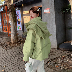 现货2025冬季1103-P235-K348面包服50羽绒服不带披肩