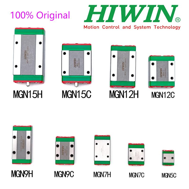 台湾正品HIWIN上银微型导轨滑块 线性滑轨MGN MGW5 7 9 12 15C/H