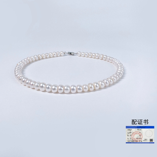 《温情》诸暨纯天然真珍珠项链女2026新款爆款颈链锁骨链生日礼物