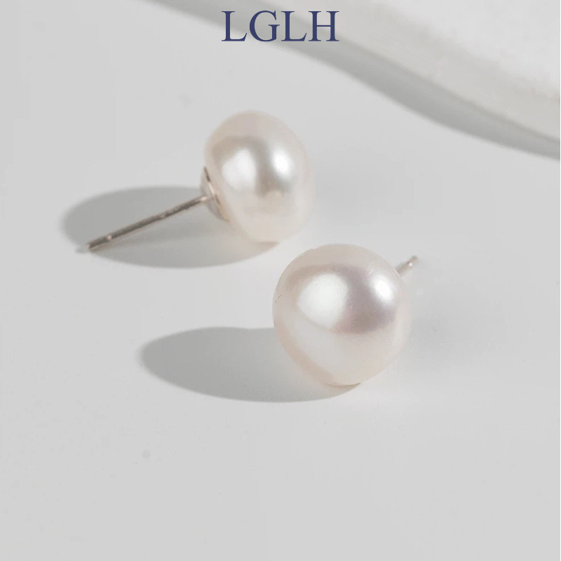 《半圆》天然淡水馒头真珍珠简约高级感送女生通勤款999纯银耳钉,饰品/流行首饰/时尚饰品新,耳钉,淘宝优惠券,粉丝福利购,淘宝优惠卷
