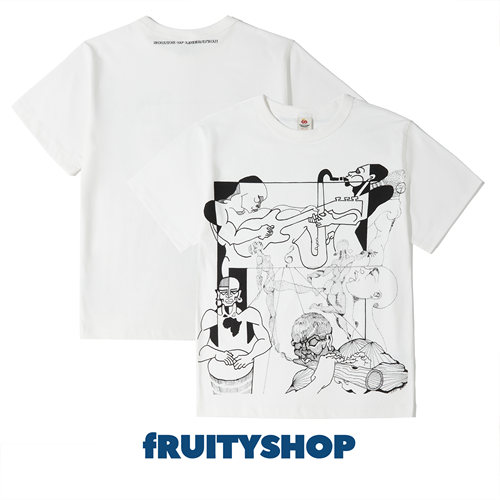 fRUITYSHOP｜sounds of liberation简约T恤sunra 时尚新款短袖