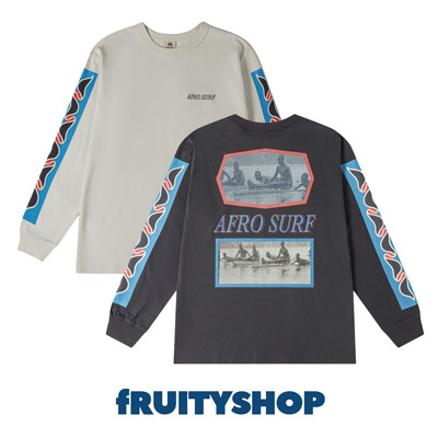 fRUITYSHOP｜ARFO SURF长袖T恤 宽松青春潮流上衣打底衫套头衫