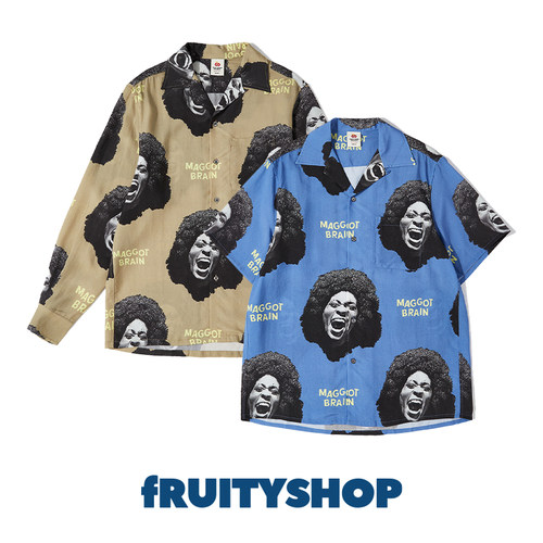fRUITYSHOP夏威夷短袖衬衫