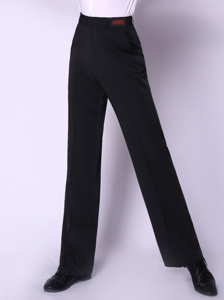 Huanwu Court dance pants men's national standard modern dance clothing Adult pocket loose practice suit Latin dance pants