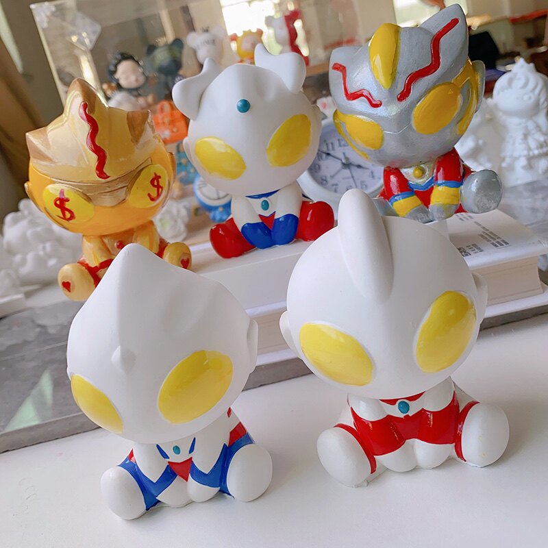 石膏娃娃白坯儿童手工diy彩绘制作益智玩具3D立体卡通摆件涂色